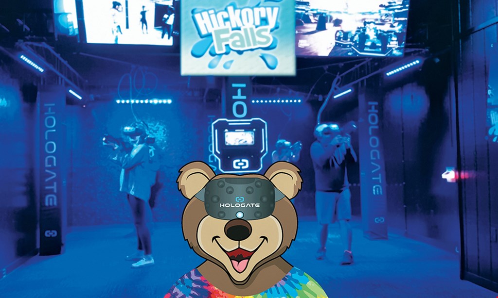 Product image for Hickory Falls Family Entertainment $22 For Pick 2 Attraction Packages For 2 Guests Including Virtual Reality With 2 Game Cards (Reg. $44)