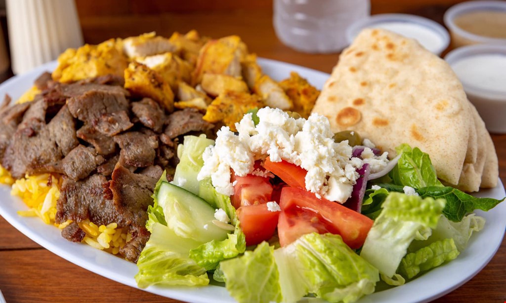 Product image for Greek Plate Gyro $15 for $30 worth of Greek Cuisine