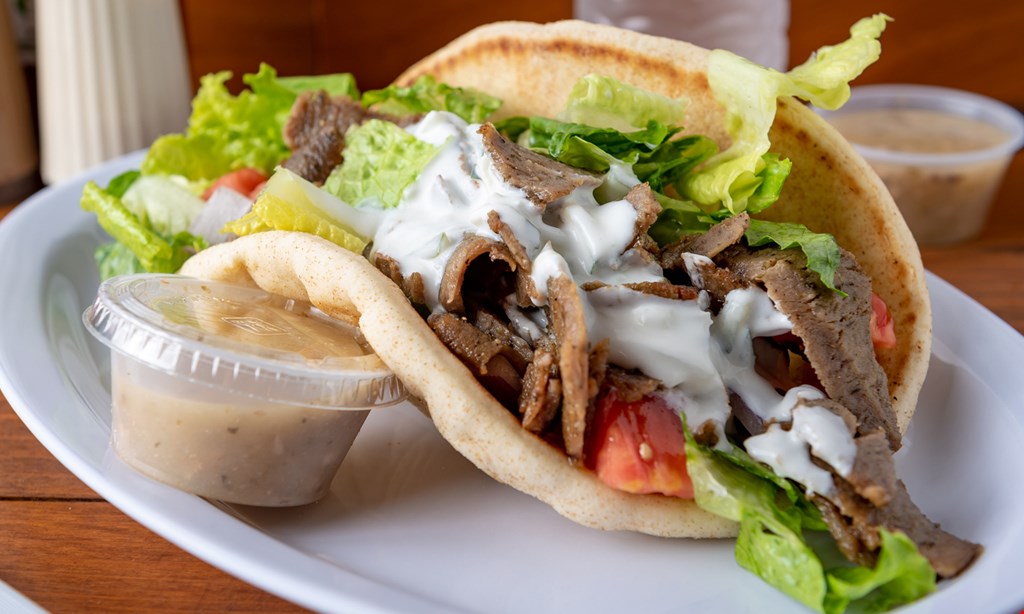 Product image for Greek Plate Gyro $15 for $30 worth of Greek Cuisine