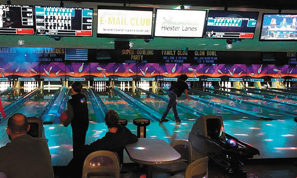 Product image for Hiester Lanes $30 For 2 Hours Of Bowling, Shoe Rentals & 1 Pitcher Of Soda For Up To 6 People On 1 Lane (Reg. $84.45)