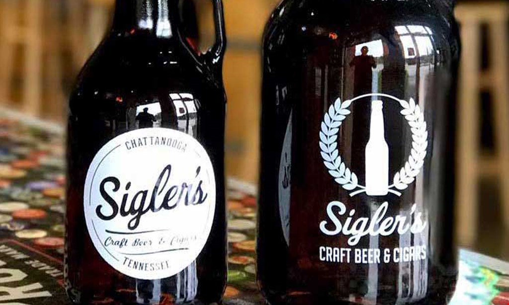 Product image for Sigler's Craft Beer And Cigars $10 for $20 worth of Draft Beer and Growlers