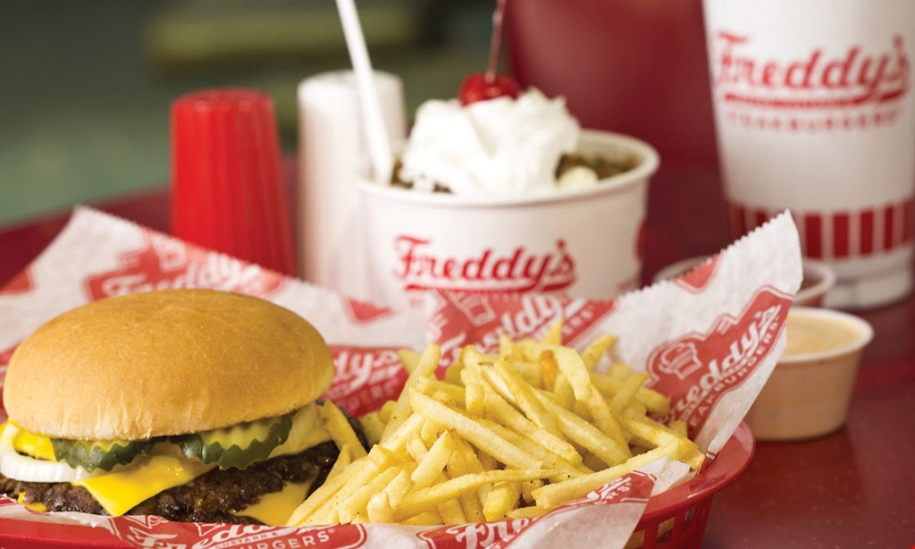 Product image for Freddy,s Frozen Custard  & Steakburgers $10 for $20 Worth of Food and Beverage