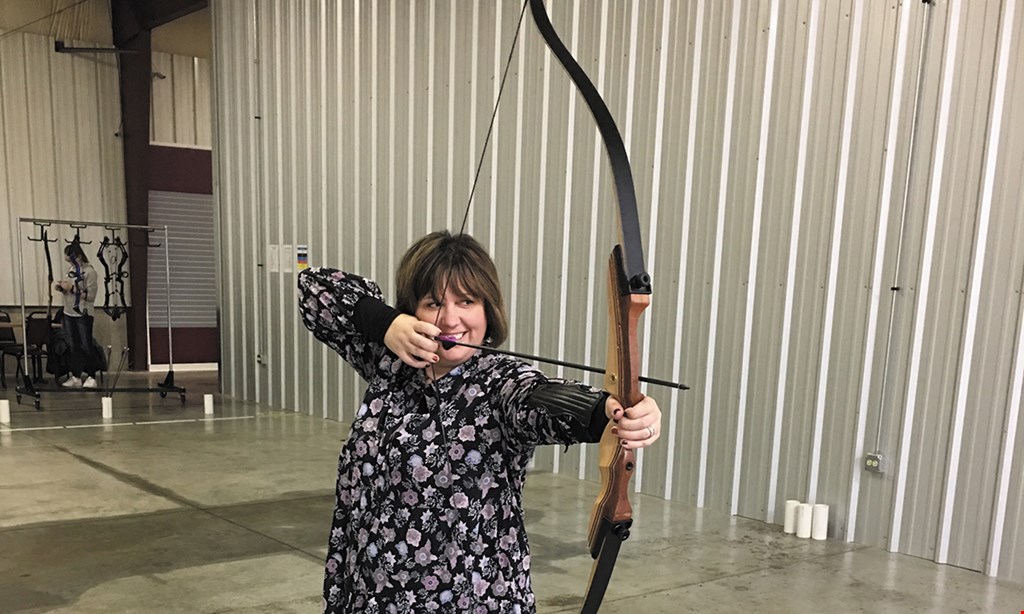 Product image for The Archery Place $22 For 1 Hour Of Archery For 2 People Including Recurve Bow Rental, Paper Target & 15 Minutes Of Instruction (Reg. $44)