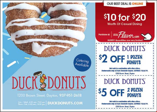 Printable Duck Donuts Order Form Printable Forms Free Online 5270