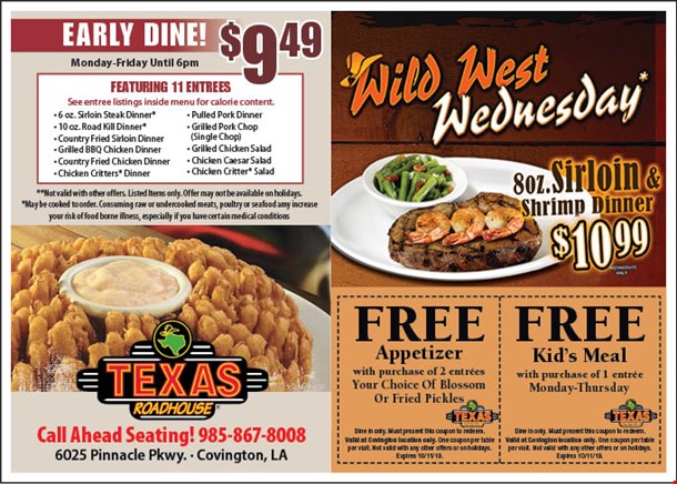 LocalFlavor.com - Texas Roadhouse Coupons