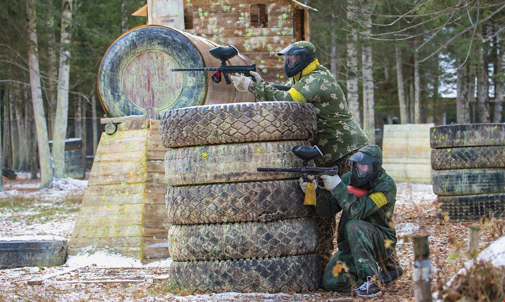 Product image for Steeltown Paintball Park $33 For An All Day Paintball Package For 2 Including Equipment, Air & 100 Paintballs (Reg. $66)