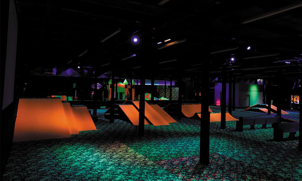 Product image for Fun Slides Carpet Skatepark $15.48 for $30.96 for 2 hours,  2 people Skate time skate rentals