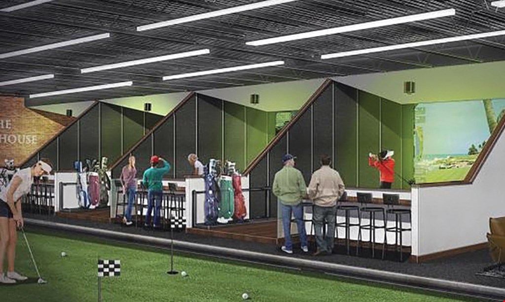 Product image for The Clubhouse $27.50 For 1 Hour Of Indoor Golf For Up To 4 Golfers (Reg. $55)