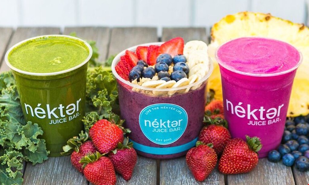 Product image for Nekter Juice Bar $10 for $20 Worth of Smoothies & More