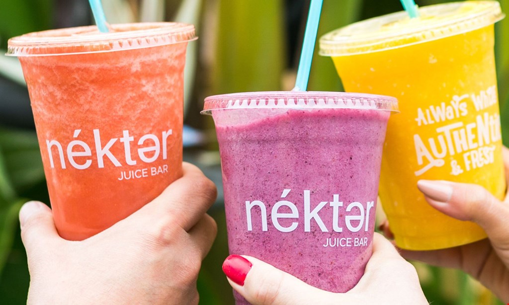 Product image for Nekter Juice Bar $10 for $20 Worth of Smoothies & More