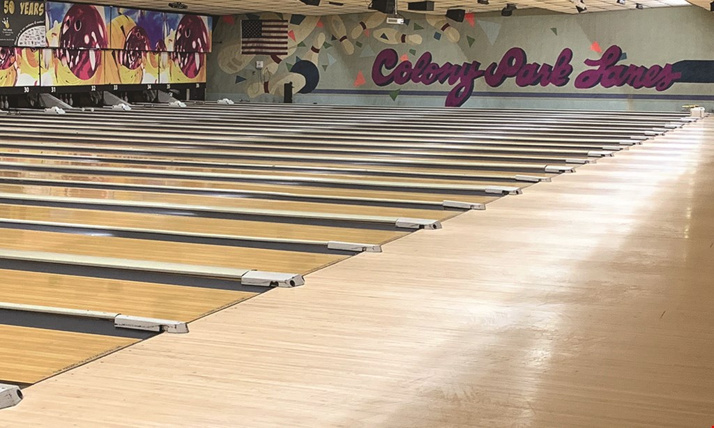 Product image for Colony Park Lanes & Games $54 For 2-Hours Of Unlimited Bowling For 4 People With Rental Shoes & 1- $20 Arcade Card (Reg.$108)
