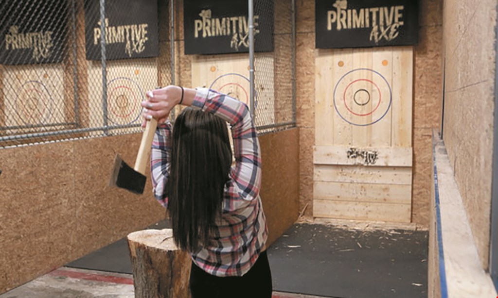 Product image for Primitive Axe $40 For A 2-Hour Axe Throwing Session For 2 People (Reg. $80)