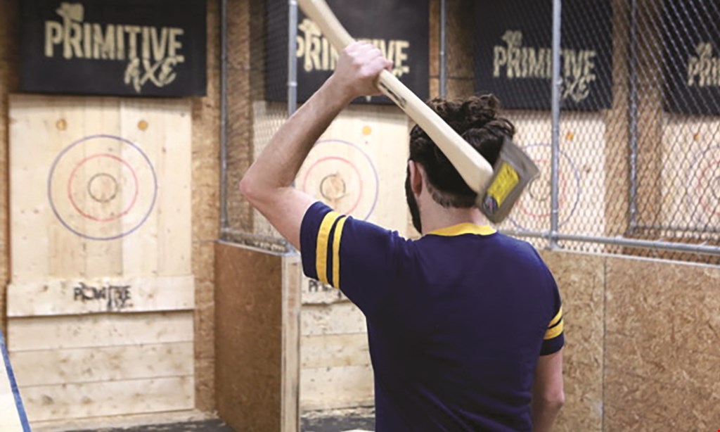 Product image for Primitive Axe $25 For A 1-Hour Axe Throwing Session For 2 People (Reg. $50)