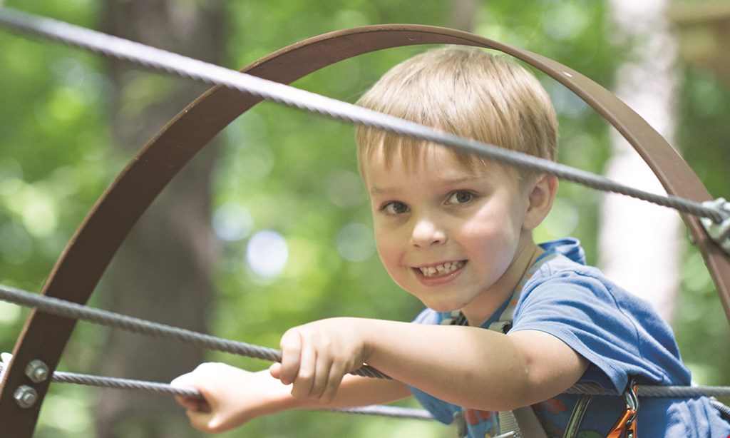 Product image for ZipZone Outdoor Adventures $23 For One Adventure Park Pass Or Zip Rush Tour (Reg. $46)