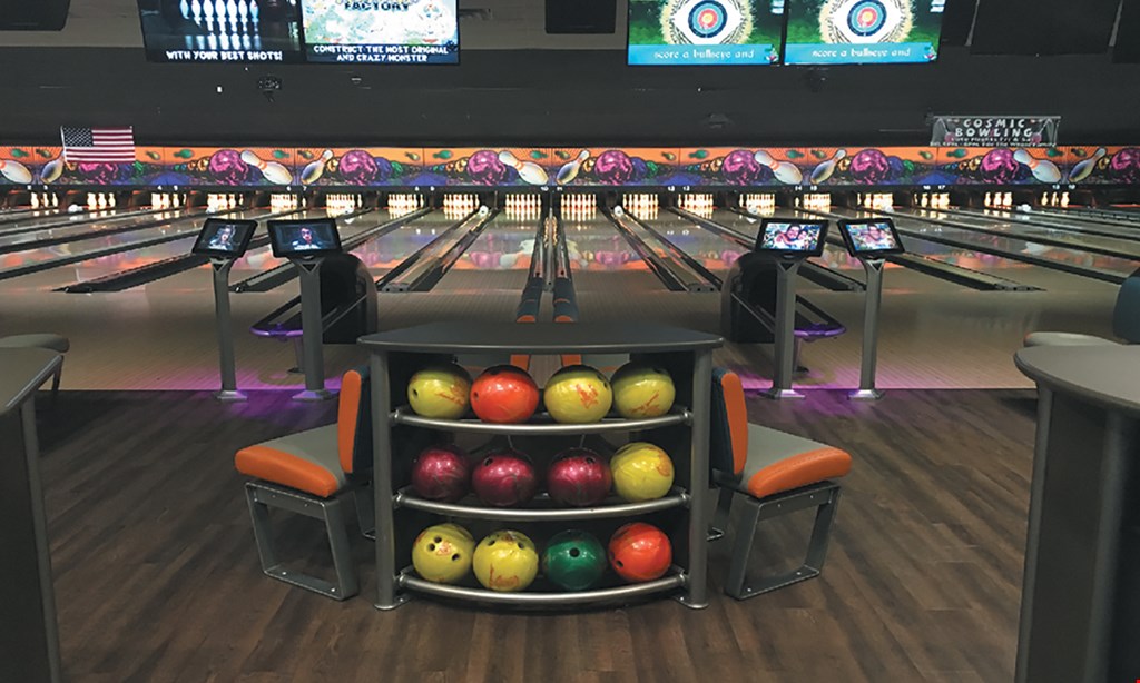 Product image for 10 Pin Alley $24.97 For Basic Plus Special 1 Lane For 2 Hours Unlimited Bowling For Up To 5 People With Rental Shoes (Reg $49.95)