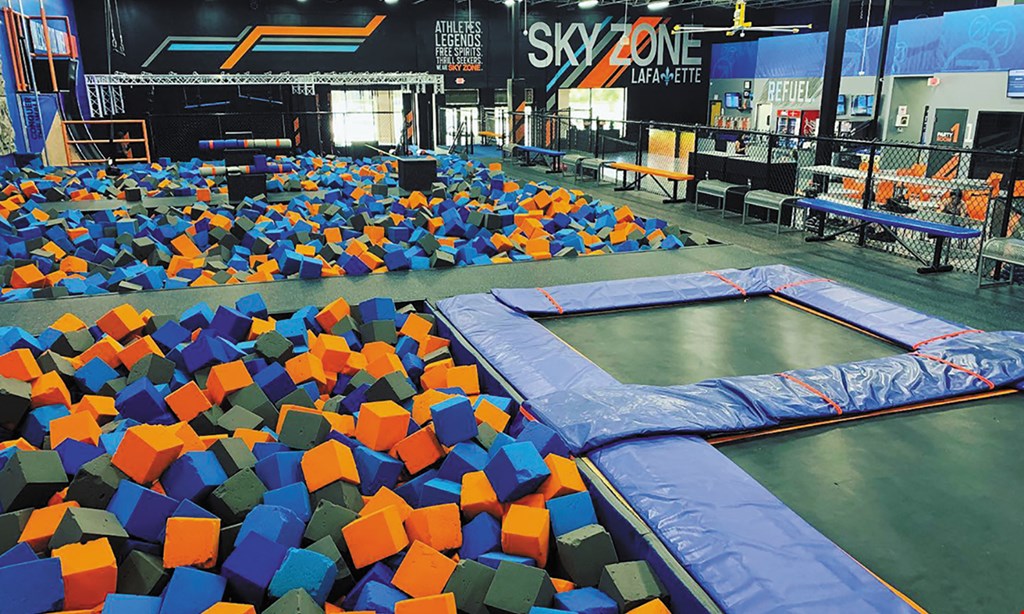 Product image for Sky Zone Lafayette $11 For 2 Hours Of Flight Time For 1 Person (Reg. $21.99)