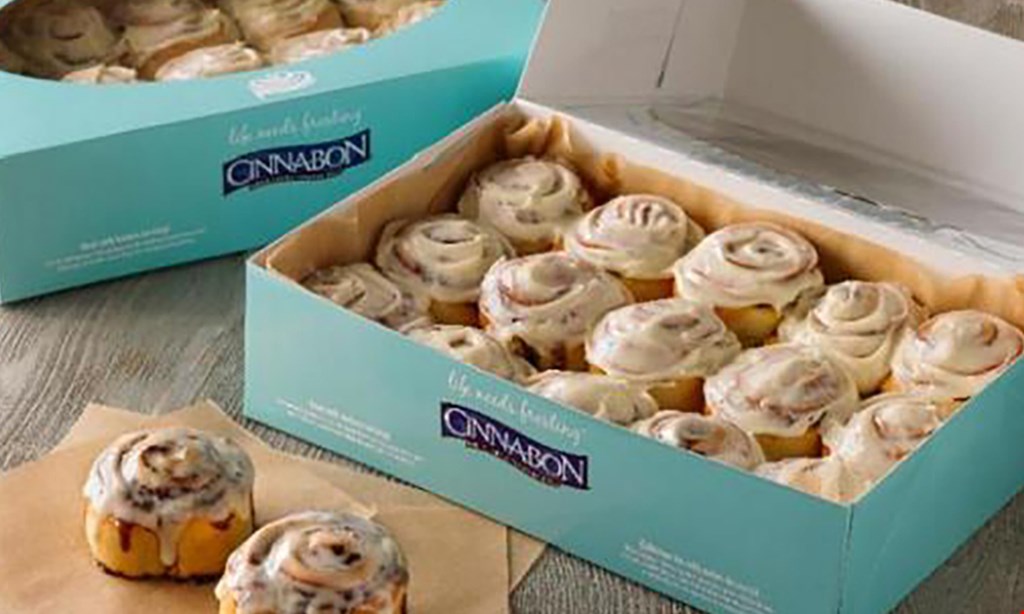 Product image for Cinnabon $10 For $20 Worth Of Bakery Items