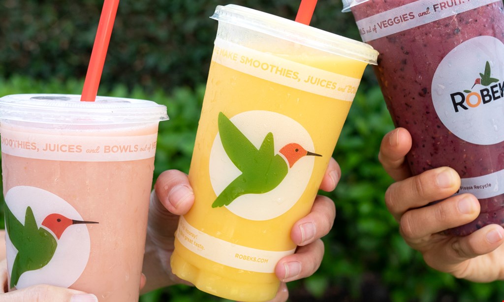 Product image for Robeks Jacksonville $10 for $20 Worth of Fresh Smoothies, Juices and Healthy Fare