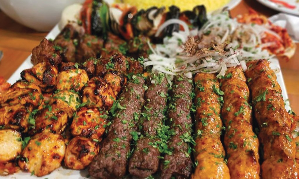 Product image for Kaza Maza Grill, Bakery & Hookah Lounge $10 For $20 Worth Of Mediterranean Cuisine (Also Valid On Take-Out W/Min. Purchase Of $30)