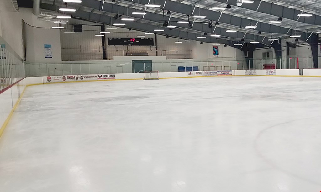 Product image for Prince William Ice Center $23 For 4 Public Skating Admissions, 4 Skate Rentals & 4 Small Fountain Drinks (Reg. $46)