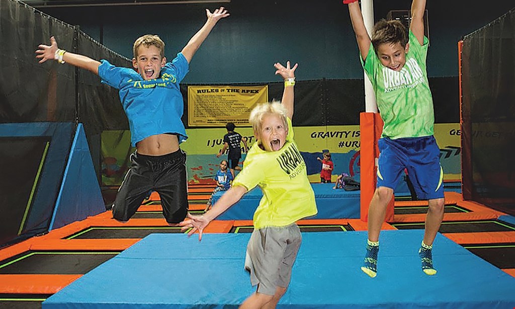 Product image for Urban Air Trampoline Park $24.99 For Ultimate Pass Card For 2 (Reg. $49.98 )