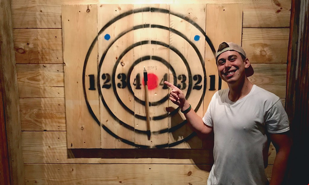 Product image for Columbus Axe Throwing $32 For 90 Minutes Of Axe Throwing For 2 People (Reg. $64)