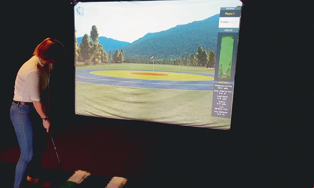 Product image for Mulligan's $40 For 2 Hours Of Virtual Golf For Up To 6 Players Per Simulator (Reg. $80)