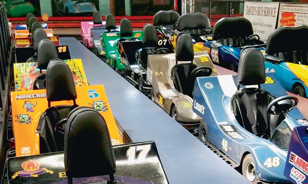 Product image for Karts Indoor Raceway $15 For 2 Go Kart Rides For 1 Person (Reg. $30)