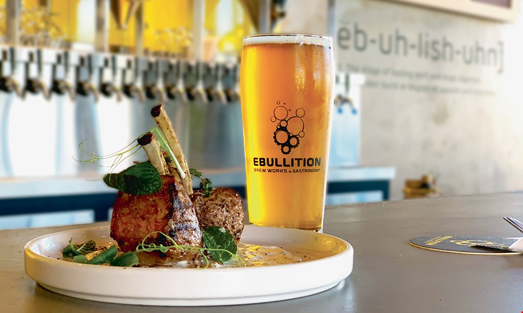 Product image for Ebullition Brew Works & Gastronomy $15 For $30 Worth Of Casual Dining