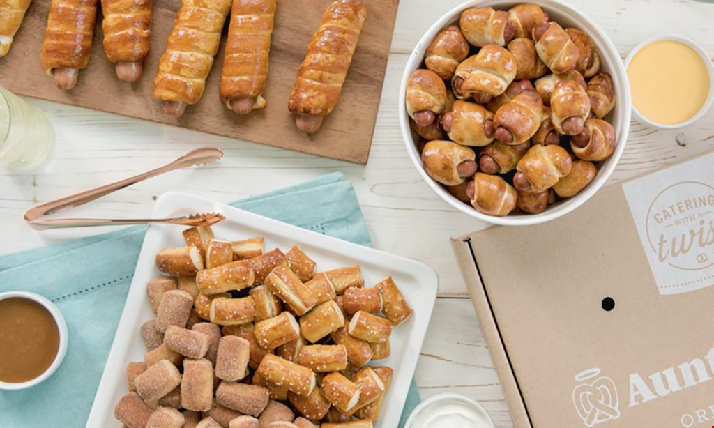 Product image for Auntie Anne's $10 For $20 Worth Of Pretzels & More