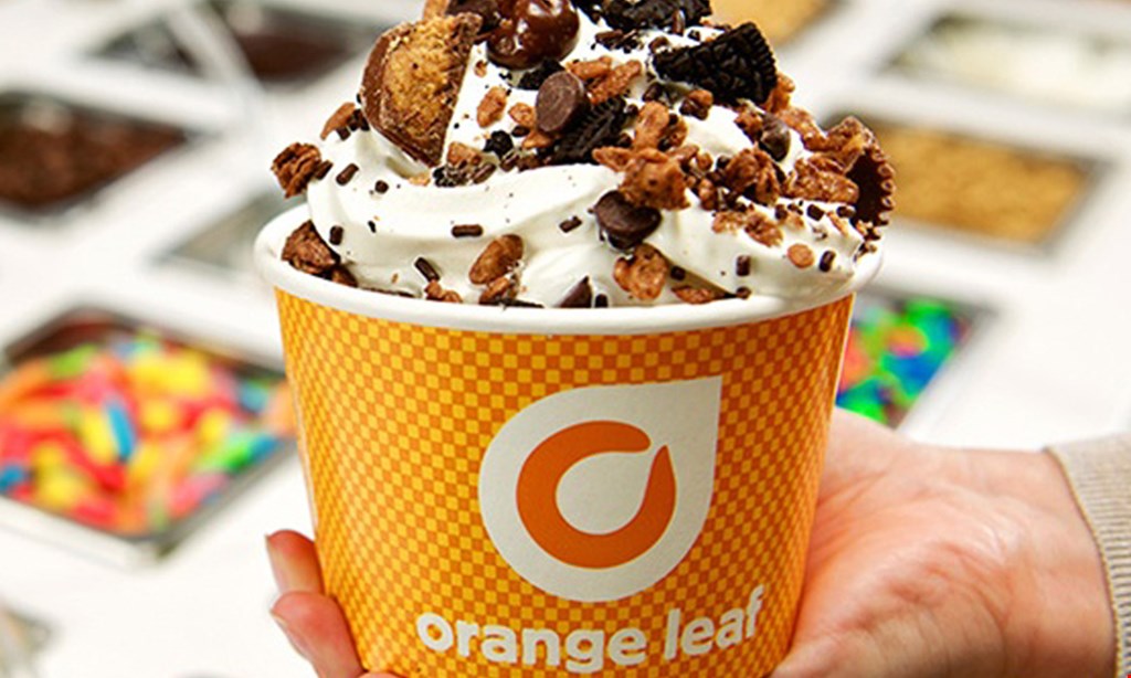Product image for Orange Leaf $10 for $20 Worth of Frozen Yogurt Treats and More
