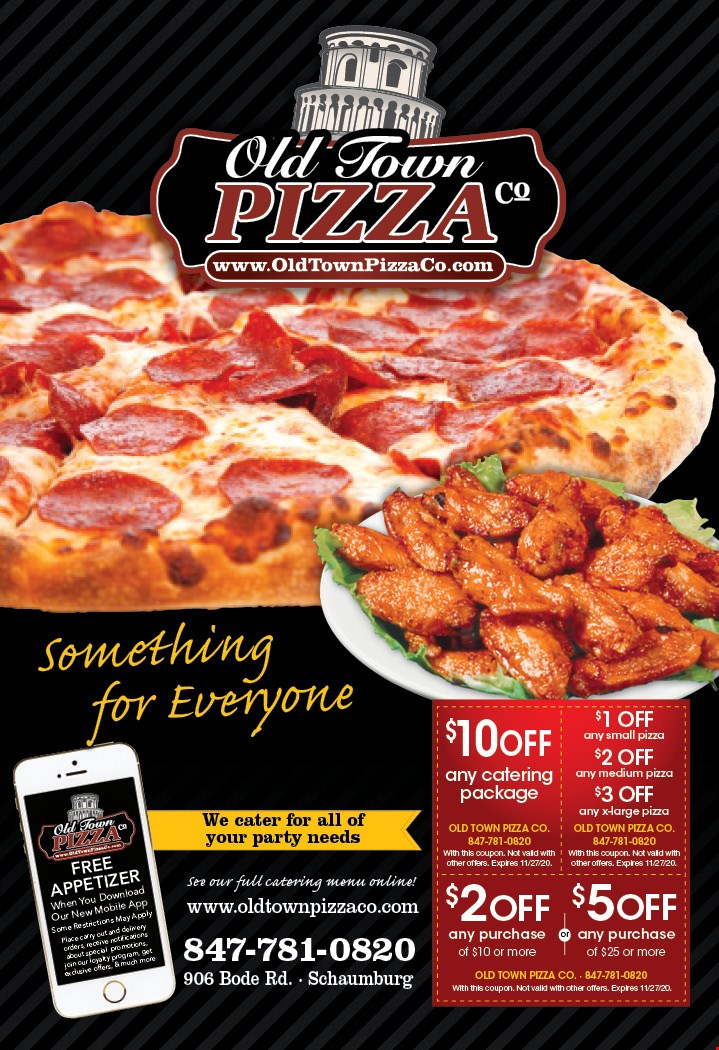 Enjoy 50 Off Old Town Pizza Coupons Promo Codes November 2020