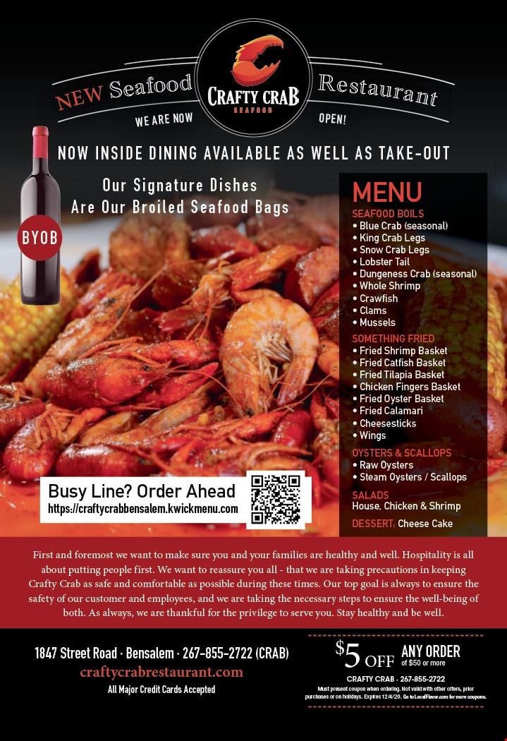 Crafty Crab Coupon Brevard Seafood Restaurants Coupons 32904