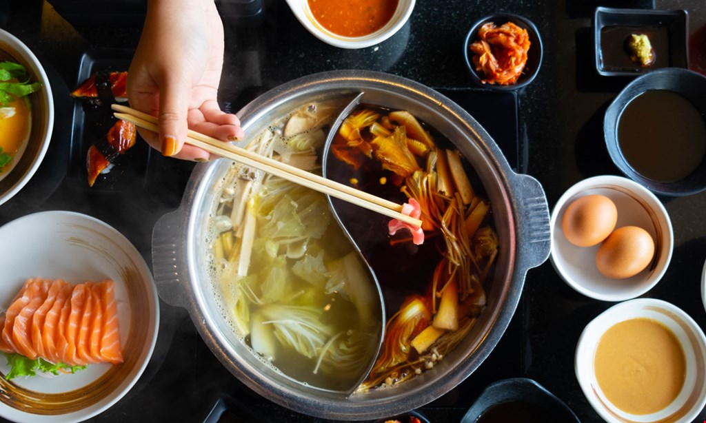 Product image for Yi Liu Hot Pot, BBQ & Sushi $30 For $60 Worth Of All You Can Eat Hot Pot & BBQ Dinner