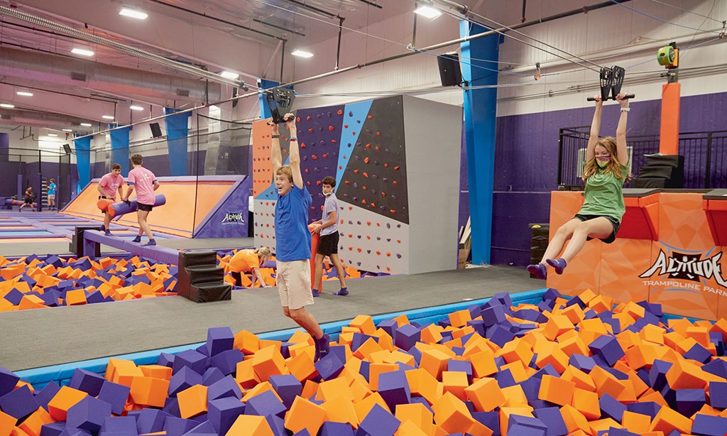 Product image for Altitude Trampoline Park $16.95 For 1-Hour Of Jump Time For 2 People (Reg. $33.90)
