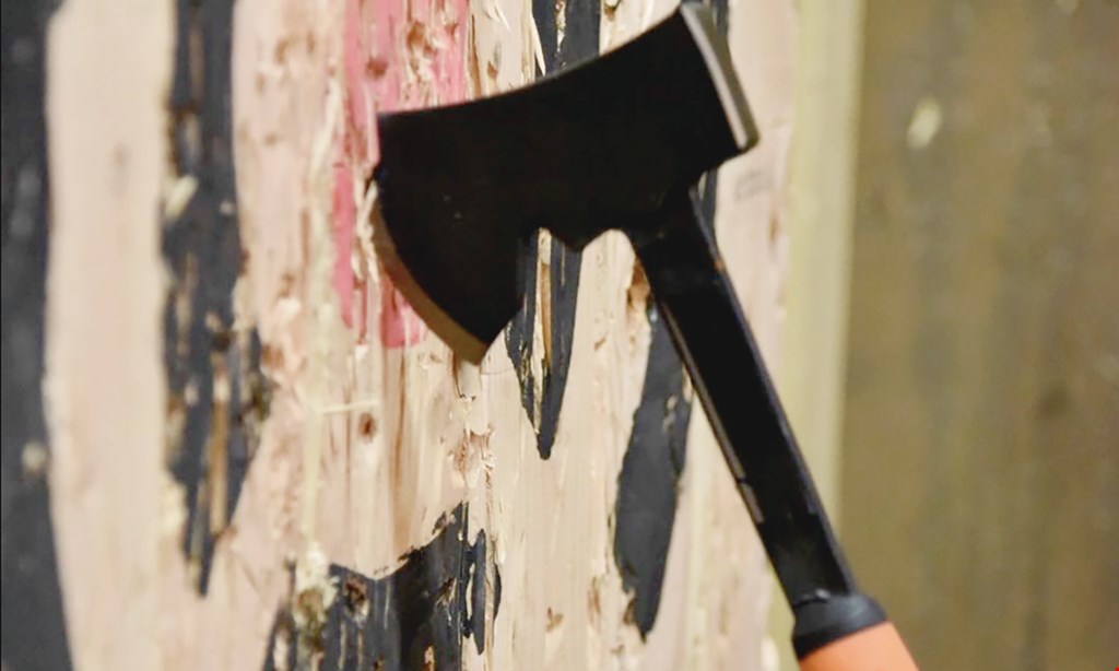 Product image for Stumpy's Hatchet House $50 For 1 Hour Of Axe Throwing Fun For 4 People (Reg. $100)