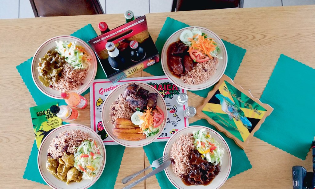 Product image for Island Jam $10 For $20 Worth Of Jamaican Cuisine