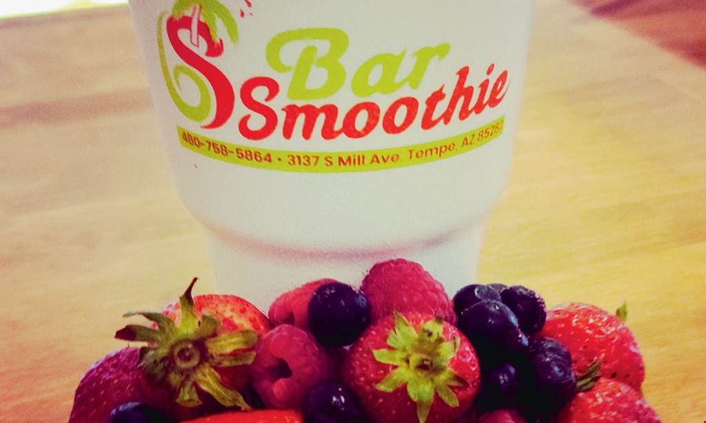 Product image for Bar Smoothie $10 For $20 Worth Of Smoothies, Juices & Sorbets