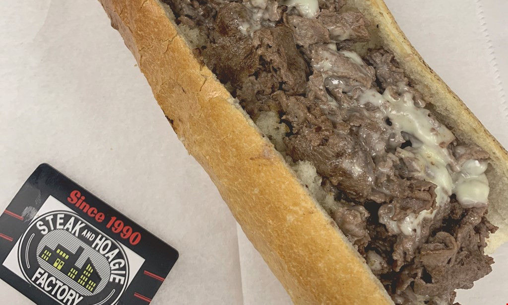 Product image for Steak And Hoagie Factory $10 For $20 Worth Of Casual Dining