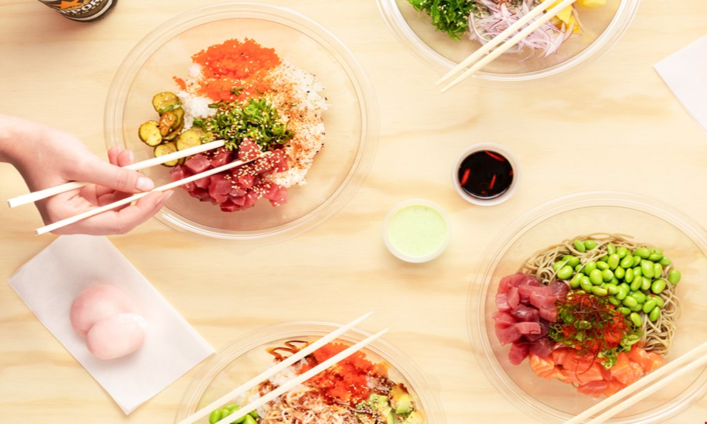 Product image for Poku Poke Shop $10 For $20 Worth Of Poke Bowl Cuisine