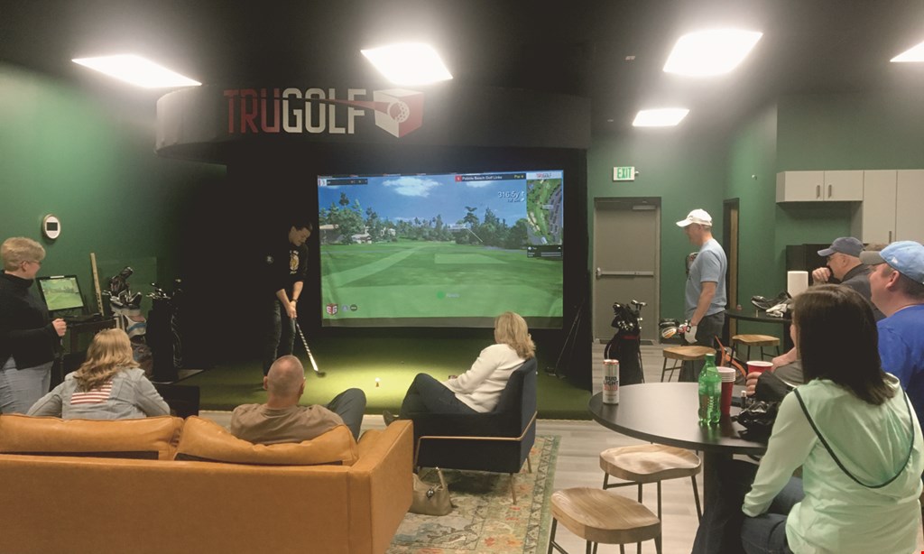 Product image for Next Shot Golf $20 For 1 Hour Play On The Simulator For Up To 6 People (Reg. $40)