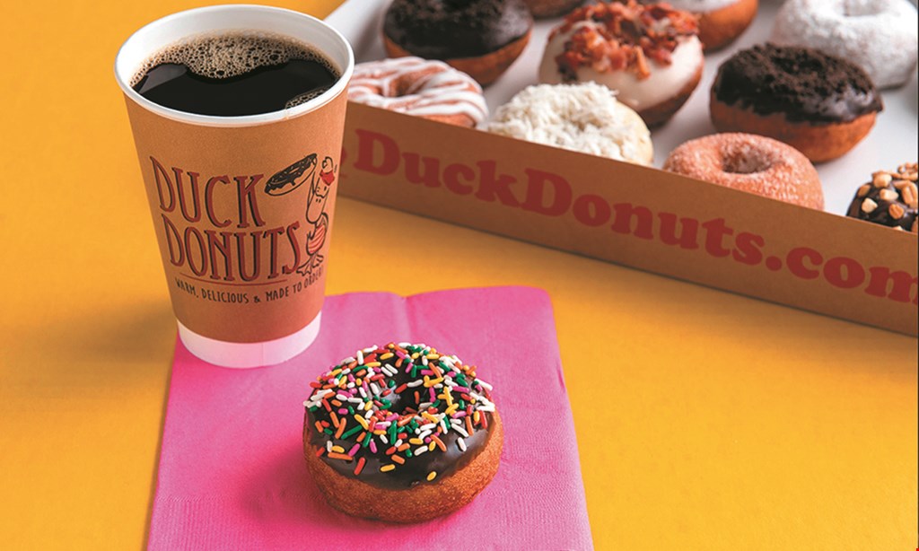 Product image for Duck Donuts -Brentwood $10 For $20 Worth Of Donuts & More (Purchaser Will Receive 2-$10 Certificates)