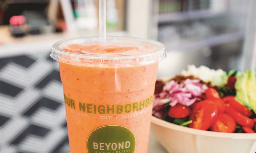 Product image for Beyond Juicery & Eatery $10 For $20 Worth Of Smoothies & More