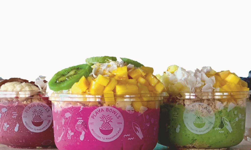 Product image for Playa Bowls $12.50 For $25 Worth Of Bowls, Smoothies & More