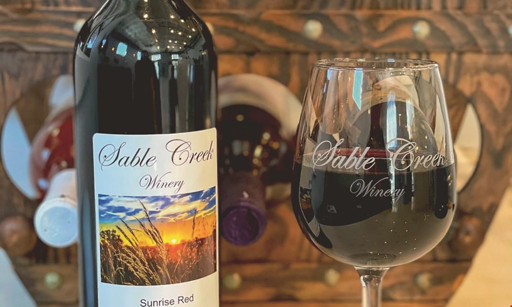 Product image for Sable Creek Winery $15 For A Wine Tasting For 2 People & $16 Worth Of Food (Reg. $30)