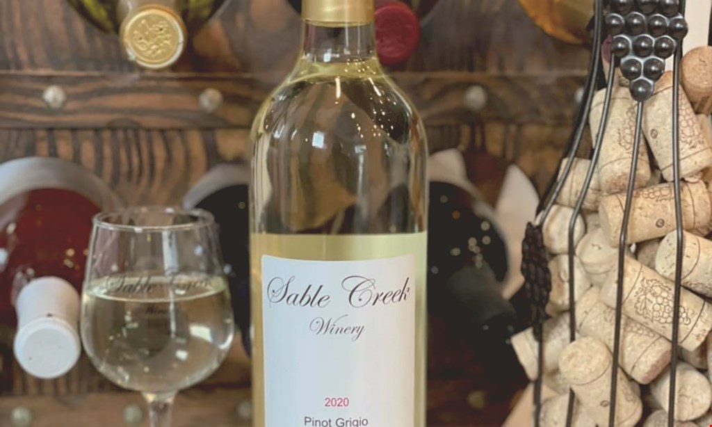 Product image for Sable Creek Winery $15 For A Wine Tasting For 2 People & $10 Worth Of Food (Reg. $30)