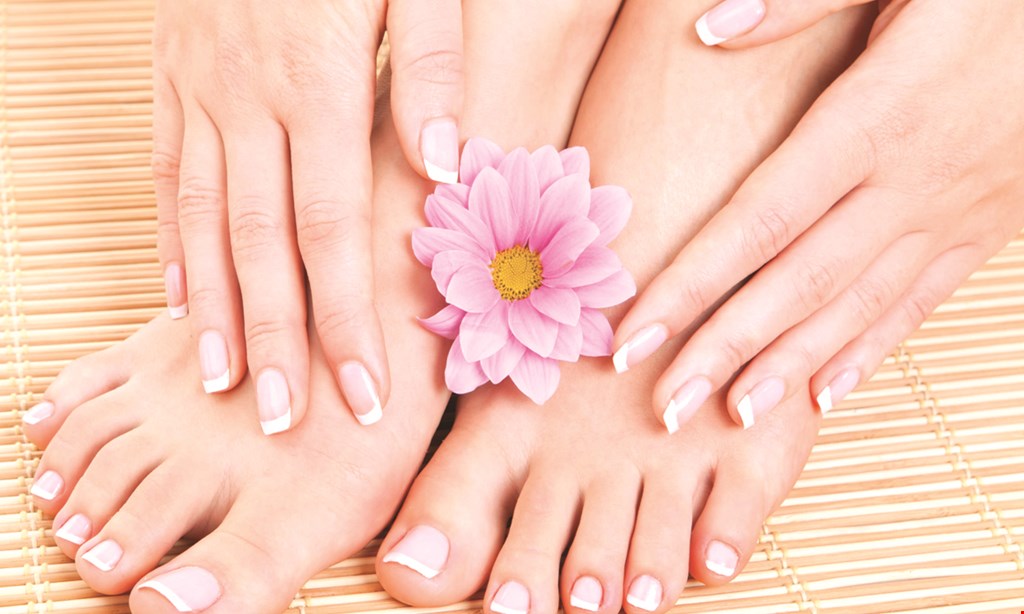 Product image for Serenity Salon Spa & Tanning $47 For A Deluxe Spa Pedicure & Shellac Gel Manicure (Reg. $94)