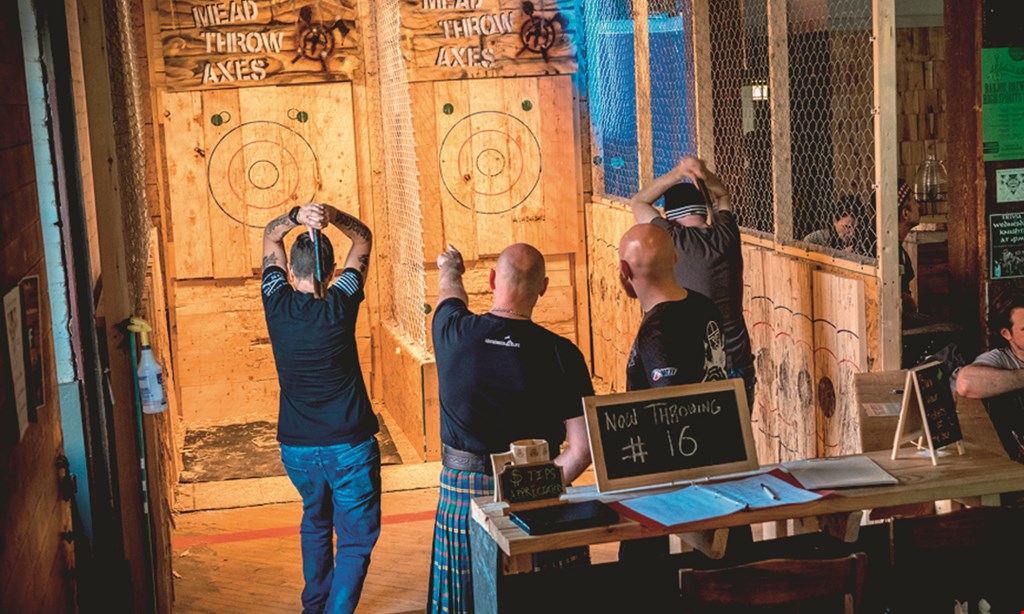 Product image for Meduseld Meadery $30 For 30 Minutes Of Axe Throwing For 4 People (Reg. $60)