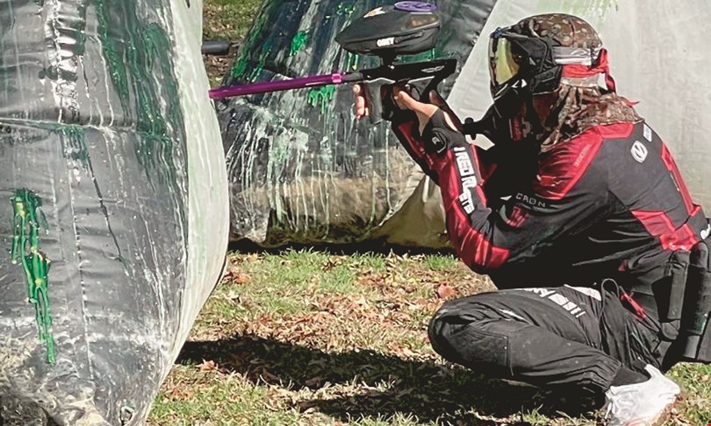 Product image for Montgomery Sporting Goods and Paintball $27.50 For A Paintball Package Including Admission, Air Fills, Rental Equipment & 500 Paintballs For 1 Person (Reg. $55)