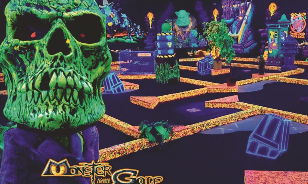Product image for Monster Mini Golf Edison $25 For A Round Of Mini Golf For 4 People (Reg. $50)